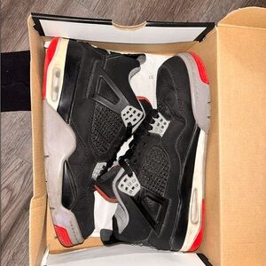 Jordan Black and Red Sneakers